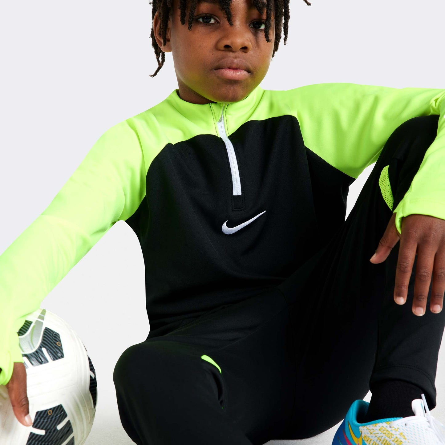 Nike Kid's Academy Pro Drill Top Black Volt