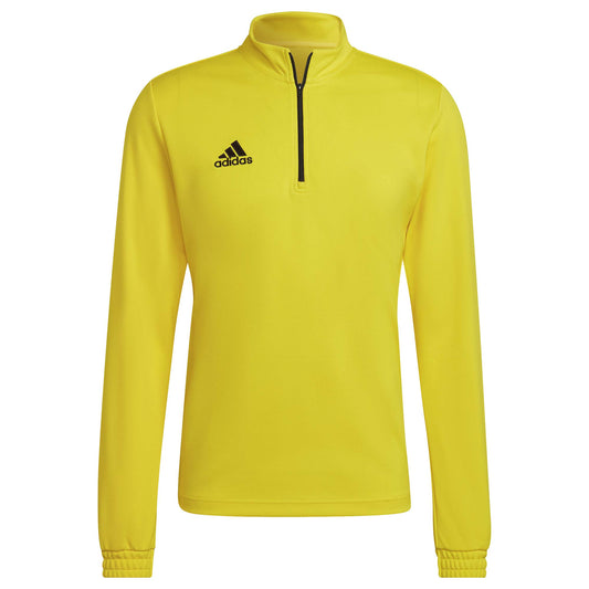 adidas 1/4 Zip adidas Entrada 22 Drill Top - Yellow