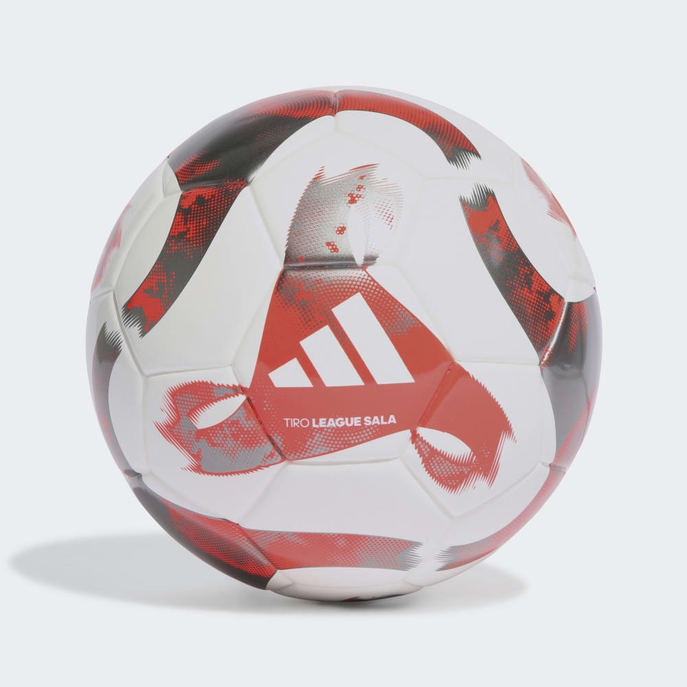 adidas Footballs 3 adidas Tiro League Sala Football - White/Solar Red/Iron Met.