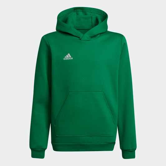 adidas Hoodie adidas Junior Entrada 22 Pullover Hoody - Team Green/White