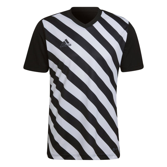 adidas Jersey adidas Entrada 22 GFX SS Shirt - Black/White