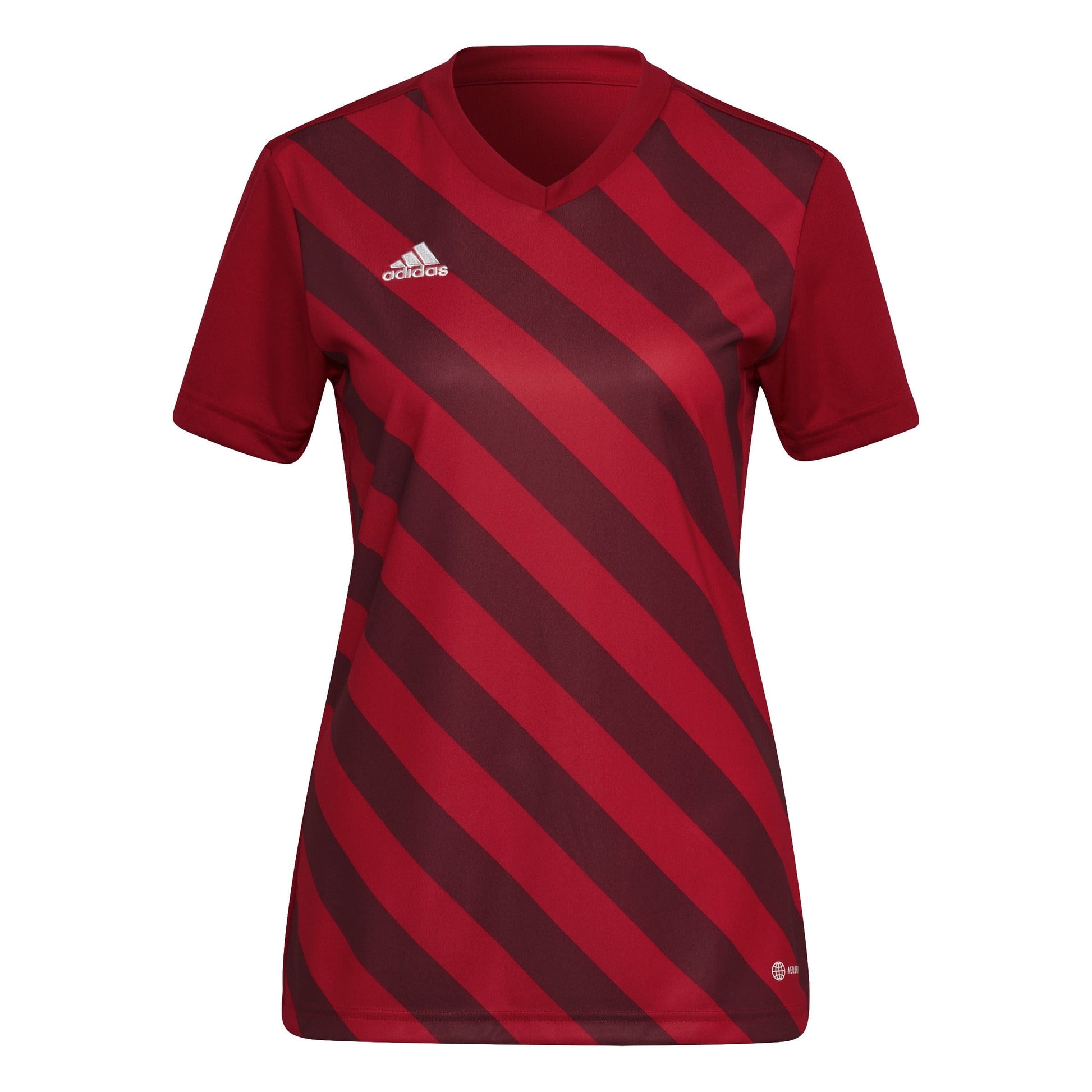 adidas Jersey adidas Entrada 22 Womens GFX SS Shirt - Team Power Red/Shadow Red