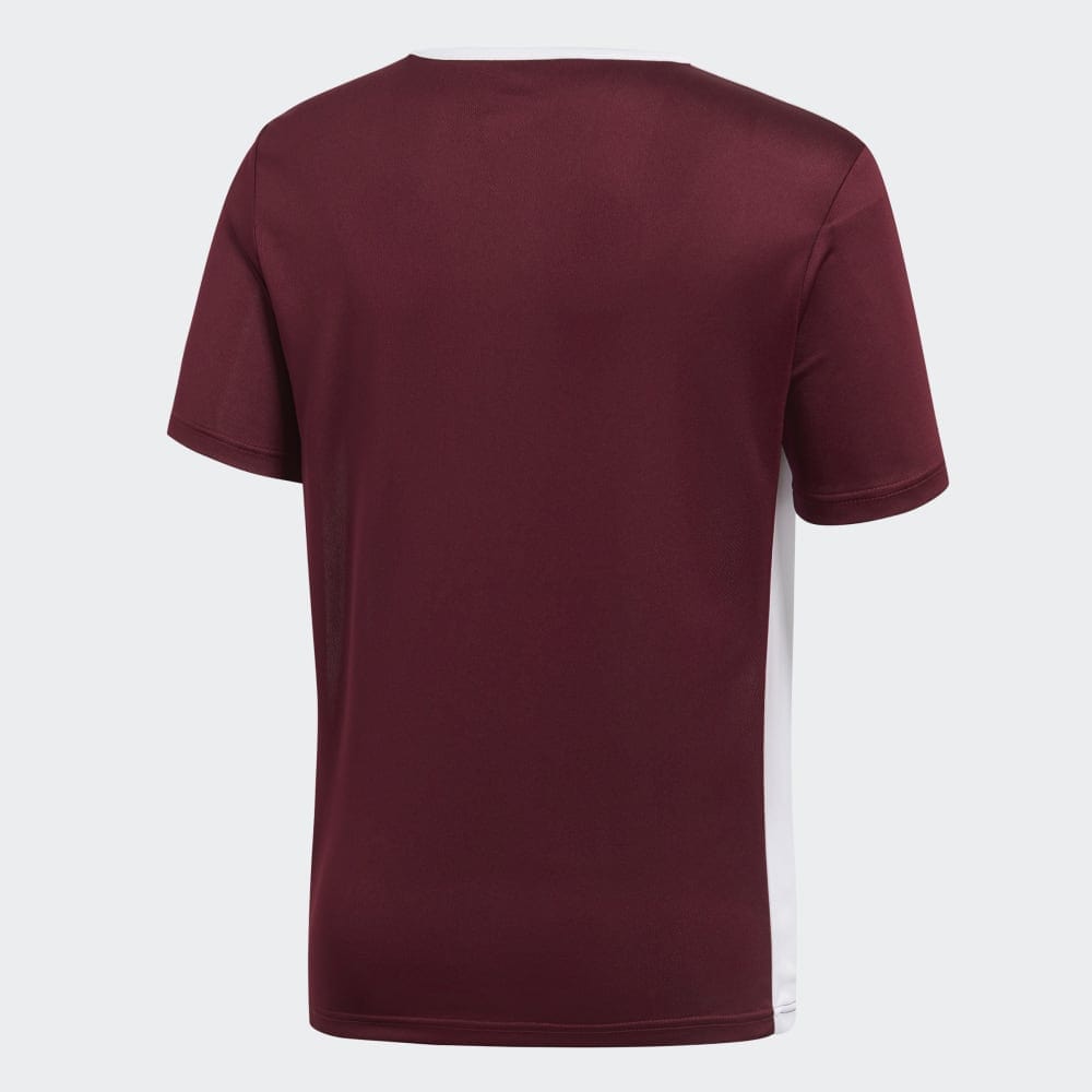 adidas Jersey adidas Junior Entrada 18 SS Jersey - Maroon/White