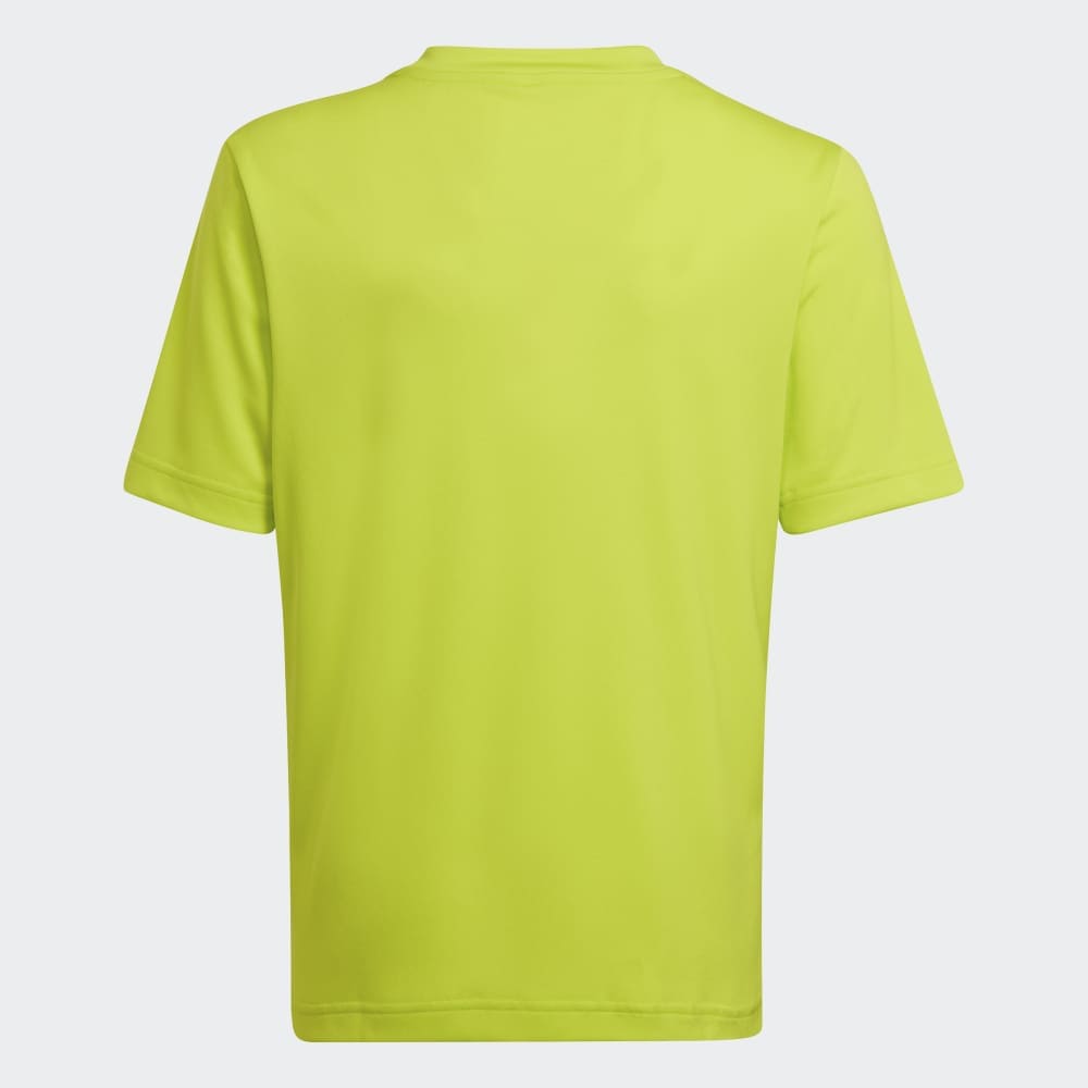 adidas Jersey adidas Junior Entrada 22 GFX SS Shirt - Team Solar Yellow/Team Light Grey