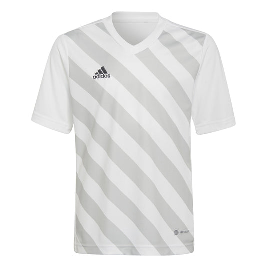 adidas Jersey adidas Junior Entrada 22 GFX SS Shirt - White/Team Light Grey