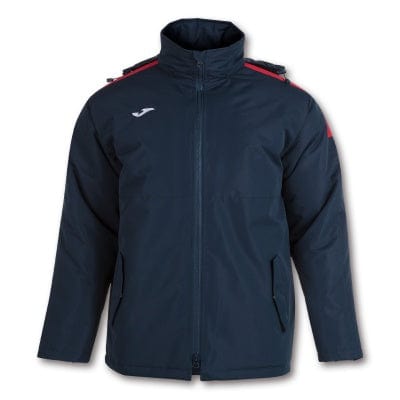 Joma Coat Joma Trivor Bench Jacket - Dark Navy / Red