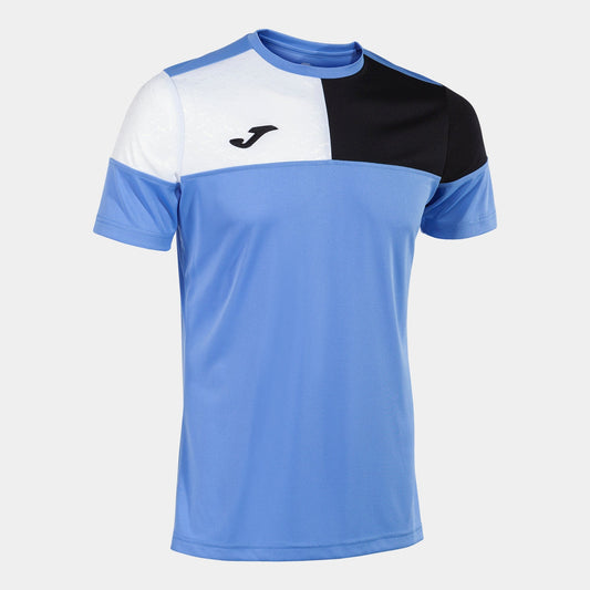 Joma Jersey Joma Crew V Short Sleeve Jersey Blue Black White