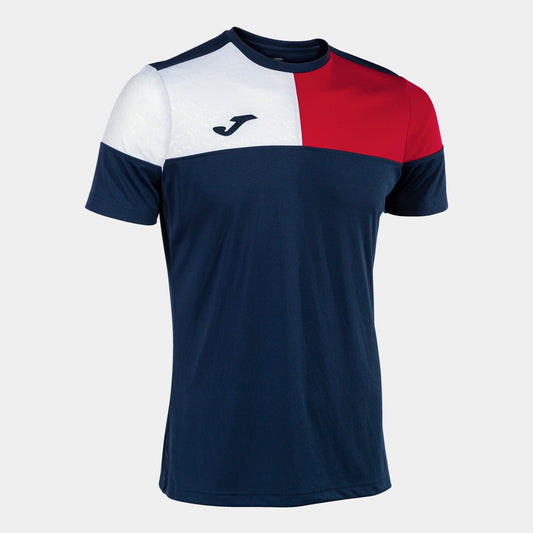 Joma Jersey Joma Crew V Short Sleeve Jersey Navy Red White