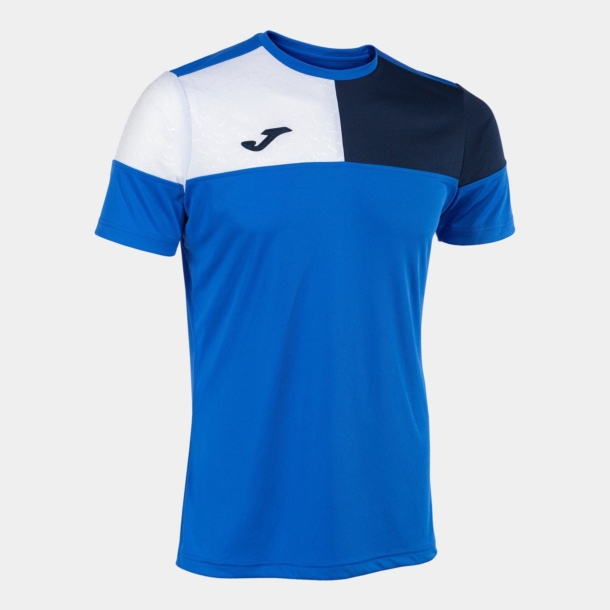 Joma Jersey Joma Crew V Short Sleeve Jersey Royal Navy White