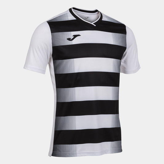 Joma Jersey Joma Europa V Short Sleeve Jersey White Black