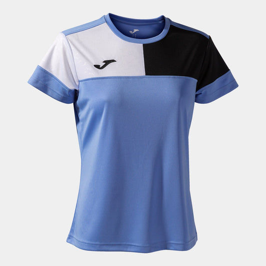 Joma Jersey Joma Womens Crew V Short Sleeve Jersey Blue Black White