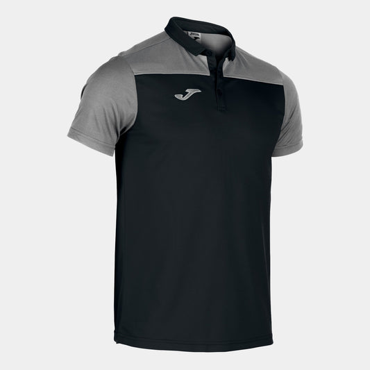 Joma Polo Joma Combi Polo Shirt Black-Grey S/S