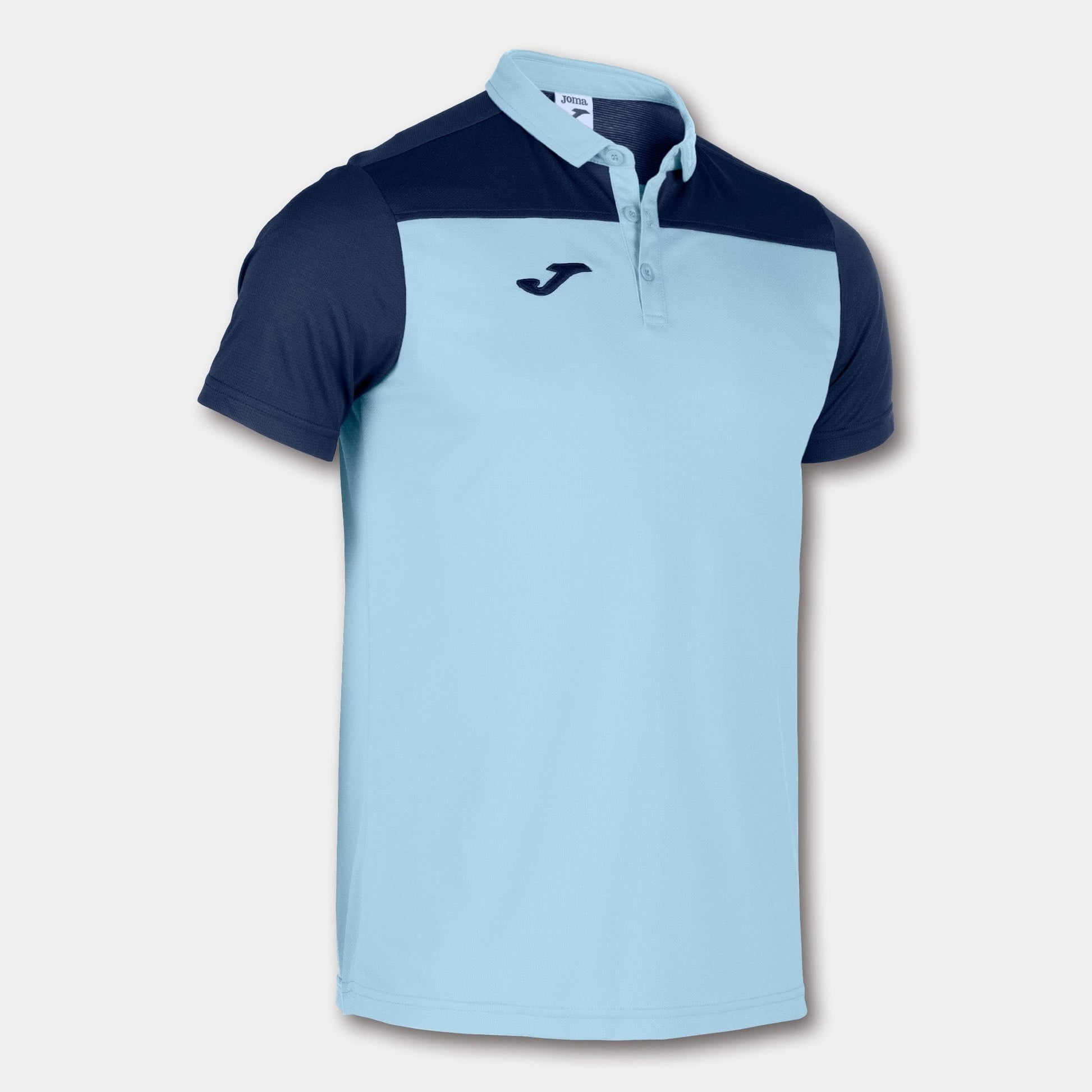 Joma Polo Joma Combi Polo Shirt Light Blue-Navy S/S