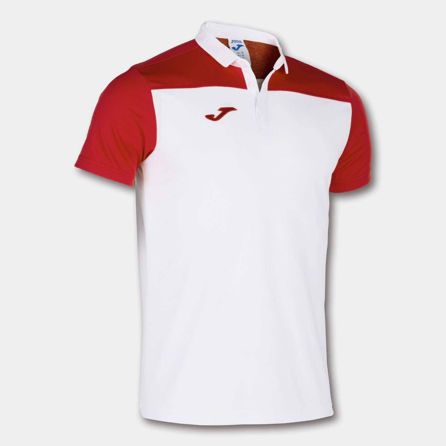 Joma Polo Joma Combi Polo Shirt White-Red S/S