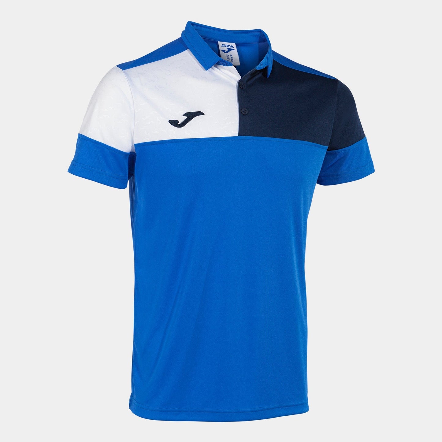 Joma Polo Joma Crew V Short Sleeve Polo Royal Navy White