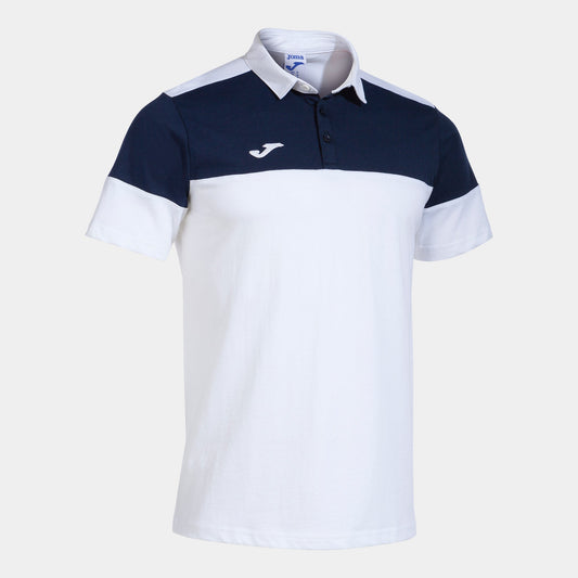 Joma Polo Joma Crew V Short Sleeve Polo White Navy