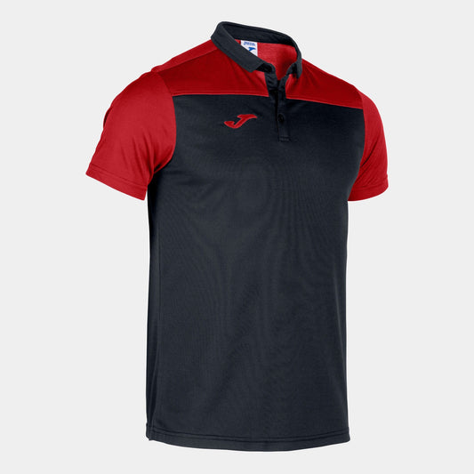 Joma Polo Joma Kids Combi Polo Shirt Black-Red S/S