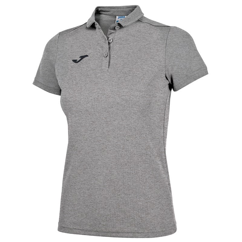 Joma Polo Joma Womens Hobby Short Sleeve Polo Shirt - Grey