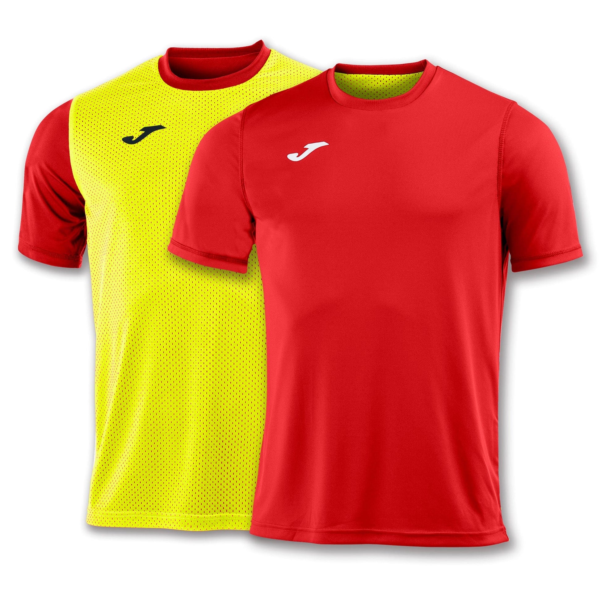 Joma T-Shirt Joma S/S T-Shirt Combi Reversible Red-Yellow