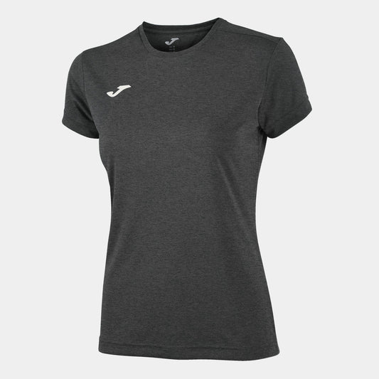 Joma T-Shirt Joma Womens T-Shirt Combi Anthracite S/S