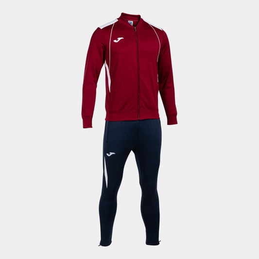 Joma Tracksuit Joma Kids Championship Vii Tracksuit Burgundy White Navy