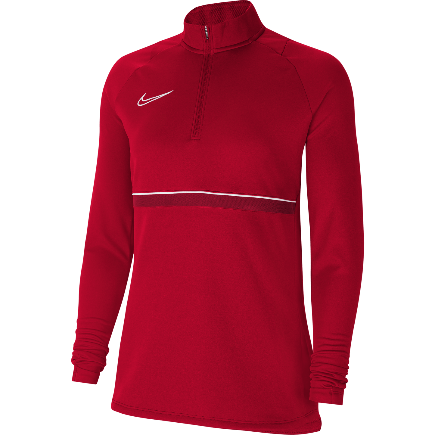 Nike 1/4 Zip Nike Womens Academy 21 Drill Top - University Red