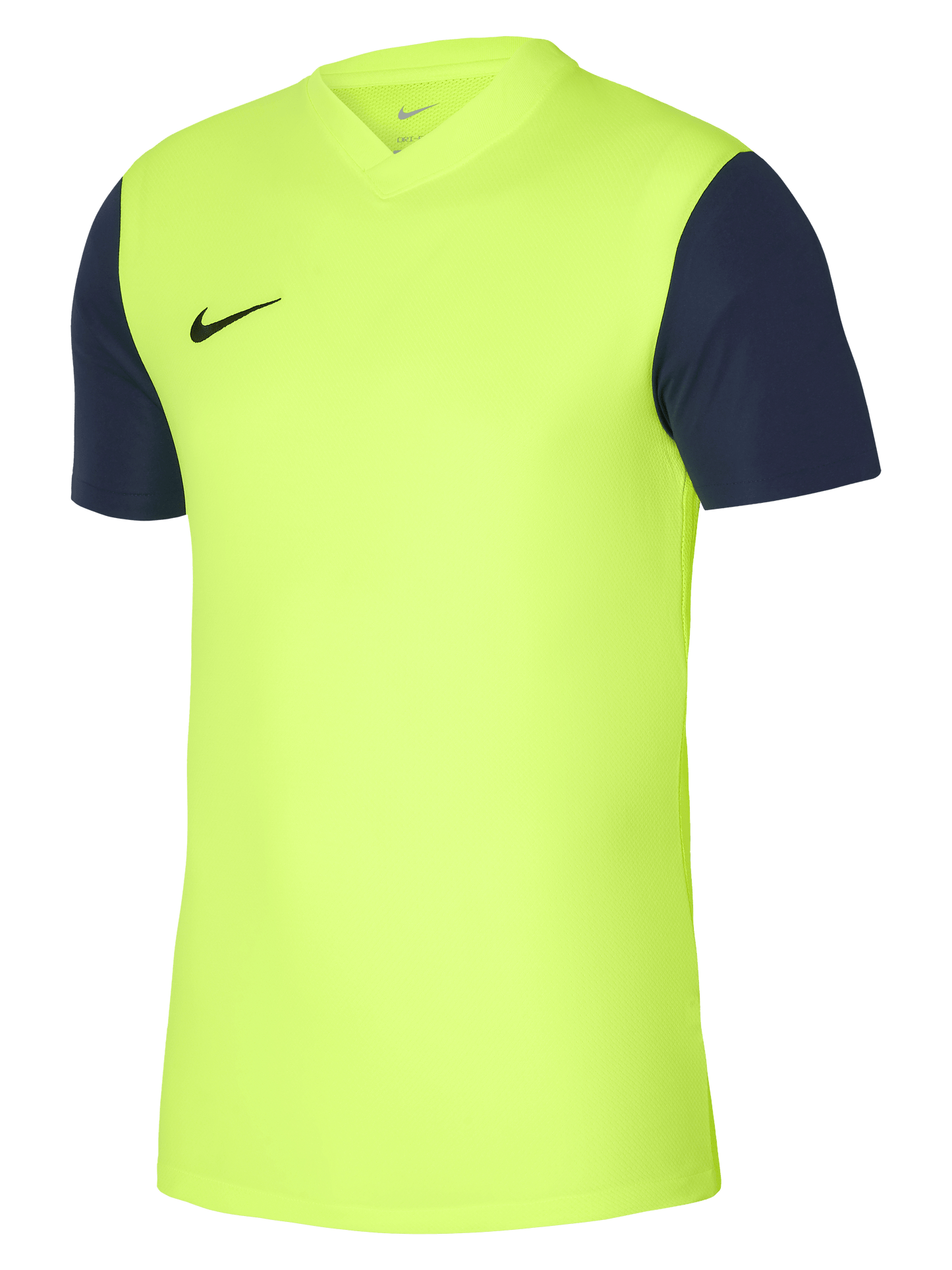 Nike Jersey Nike Tiempo Premier II Jersey S/S - Volt / Midnight Navy