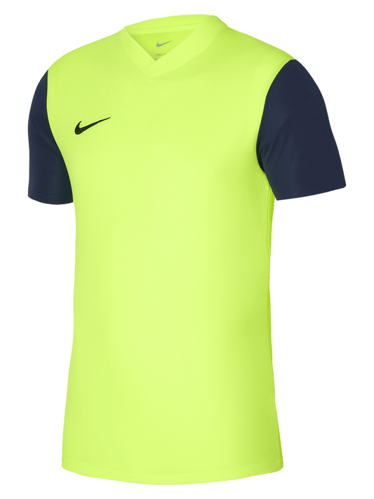 Nike Jersey Nike Tiempo Premier II Jersey S/S - Volt / Midnight Navy