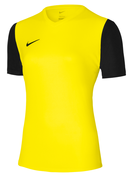 Nike Jersey Nike Womens Tiempo Premier II Jersey S/S - Tour Yellow / Black